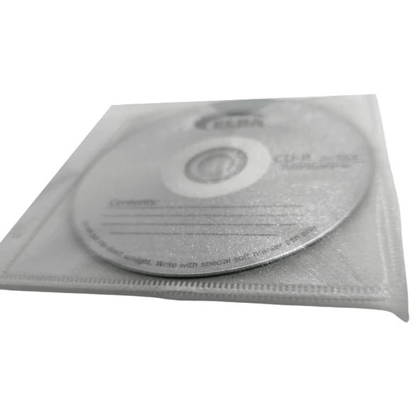 Dosya Delikli CD & DVD İçin İki Yönlü Poşet Zarf 100'lü Paket - 4