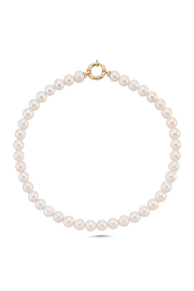 13,5 mm Sıralı Doğal İnci Kolye - Resim 7