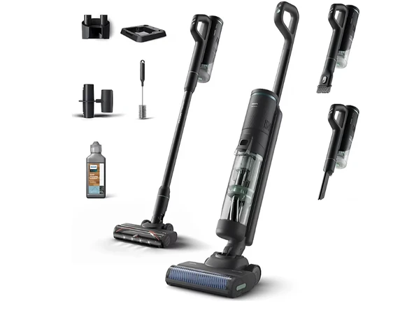 Philips 7000 Serisi AquaTrio XW7263/11 Islak Kuru Şarjlı Dikey Süpürge