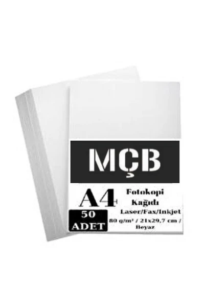 Copierbond A4 Fotokopi Kağıdı 50'li Paket 90 Gr Kağıt