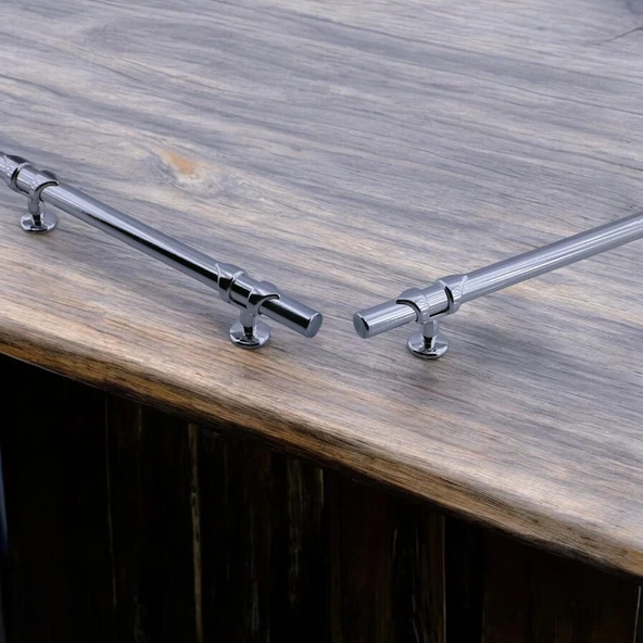 Metal Kulp Mobilya Çekmece Mutfak Dolabı Dolap Kulpları Kulbu Kulpu 160 mm -16 cm Krom Renk - Resim 4