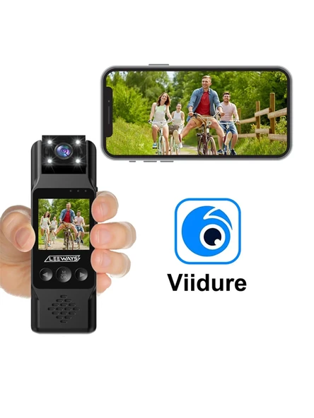 4K 1080p HD Mini Vücut-Yaka Kamerası Aksiyon Kamerası - 5