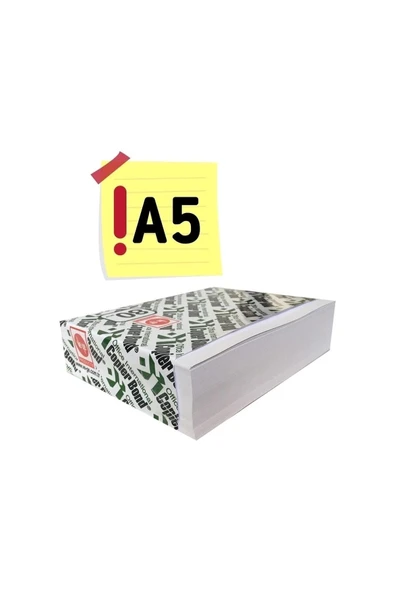 Vege Copier Bond A5 Fotokopi Kağıdı 80 Gr. 500 Adet (a4 Ün Yarısı Boyutundadır) - 2