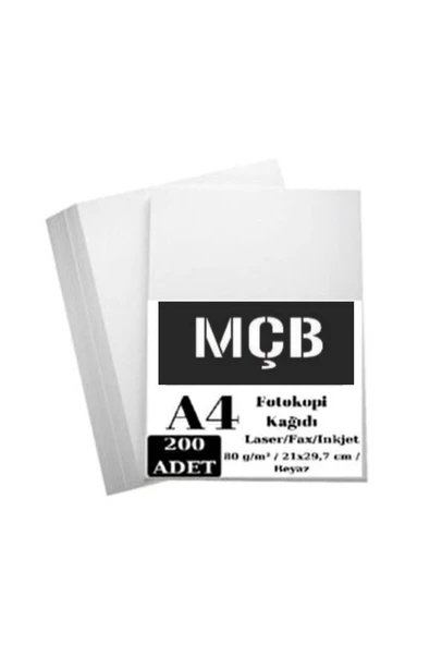 Copierbond A4 Fotokopi Kağıdı 200'lü Paket 90 Gr Kağıt