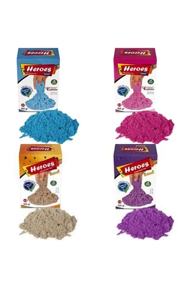 Heroes Kinetik Kum 500 Gr Oyun Kumu ( 1 Adet)