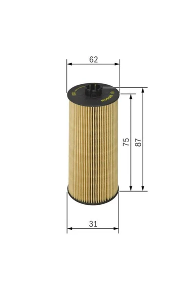 Bos-f026407015 Yağ Filtresi Agıla I 2000 - 20081.0i 12v...