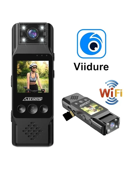 4K 1080p HD Mini Vücut-Yaka Kamerası Aksiyon Kamerası - 3