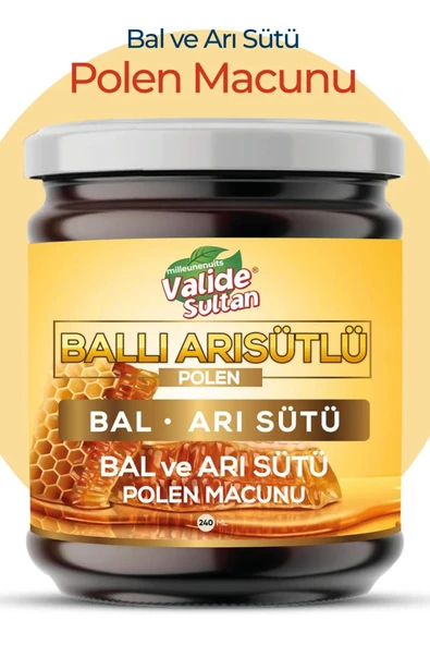 Milleunenuits Valide Sultan Bal & Arı Sütü & Polen İçerin Macun 240 GR - 4