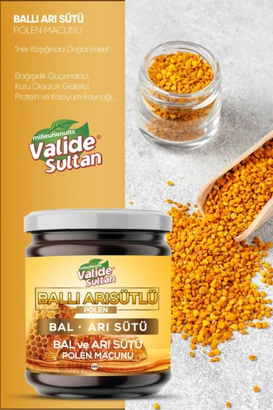 Milleunenuits Valide Sultan Bal & Arı Sütü & Polen İçerin Macun 240 GR - 3