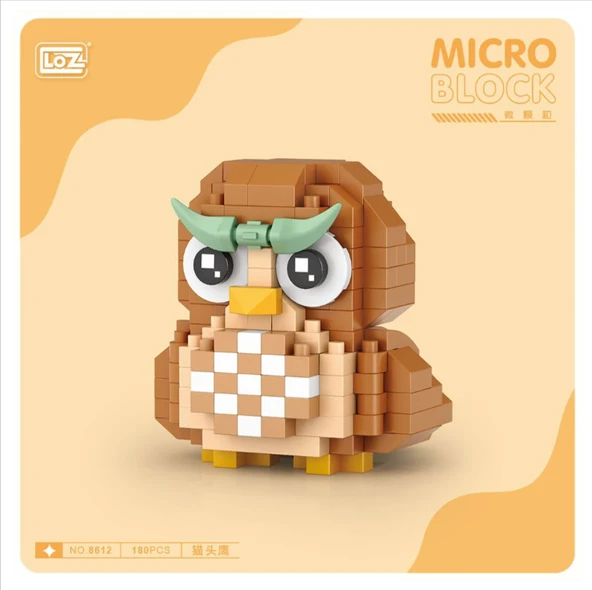 180 Parça Mikro Bloklar Baykuş 10+ Yaş - 2
