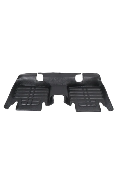 5D Dikişsiz (press) Deri Havuzlu Paspas Siyah Mercedes-Benz EQE 2023-2025 ile uyumlu - 3