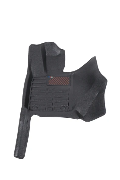 5D Dikişsiz (press) Deri Havuzlu Paspas Siyah Porsche Panamera 2017-2024 ile uyumlu