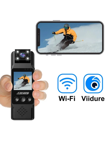 4K 1080p HD Mini Vücut-Yaka Kamerası Aksiyon Kamerası - 2