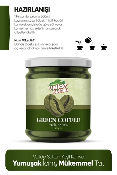 Milleunenuits Valide Sultan Toz Yeşil Kahve 100 gr - 3