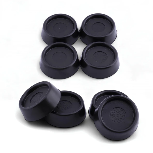 Titreşim Önleyici Beyaz Eşya Çamaşır Makinesi Ayağı 8 Adet Kaymaz Gürültü Azaltıcı Engelleyici Ayak - 8