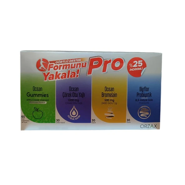 Orzax Ocean Formunu Yakala Dörtlü Destek Seti - 2