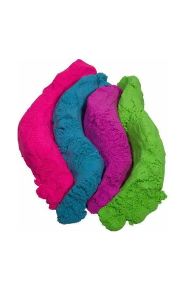 Kinetik Kum, 4 Renk 2 Kg, Oyun Kumu (KARIŞIK 4 RENK) - 3