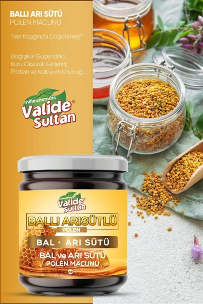 Milleunenuits Valide Sultan Bal & Arı Sütü & Polen İçerin Macun 240 GR - 2