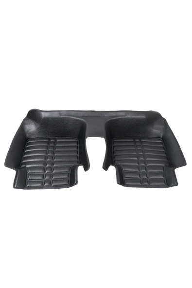 5D Dikişsiz (press) Deri Havuzlu Paspas Siyah Skoda Superb 2015-2024 ile uyumlu - 3