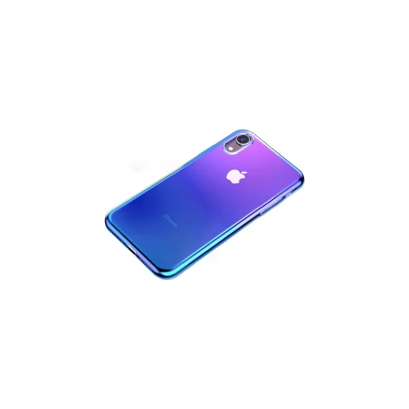 Baseus Apple iPhone XR 6.1 Glow Case Şeffaf Silikon Kılıf WIAPIPH61-XG03