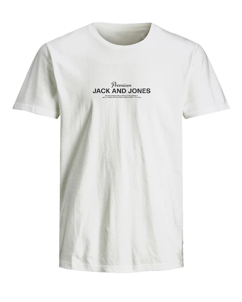 JACK JONES Yazı Baskılı Erkek Tişört 12282250