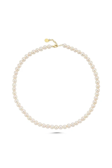 7,5 mm Doğal İnci Kadın Kolye - Resim 2