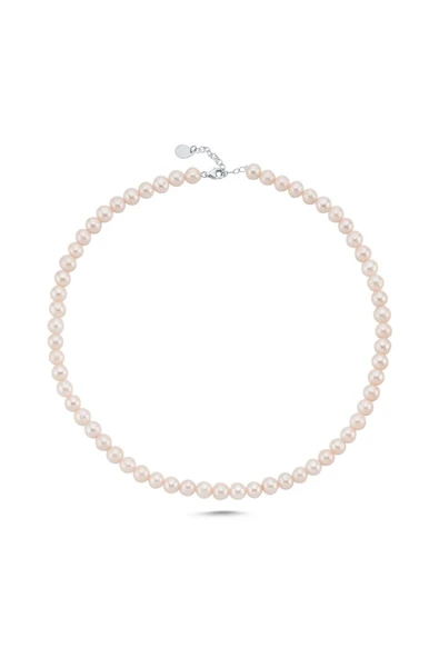 7,5 mm Doğal İnci Kadın Kolye ürün görseli 1