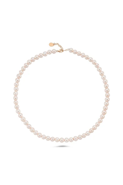 7,5 mm Doğal İnci Erkek Kolye - Resim 6