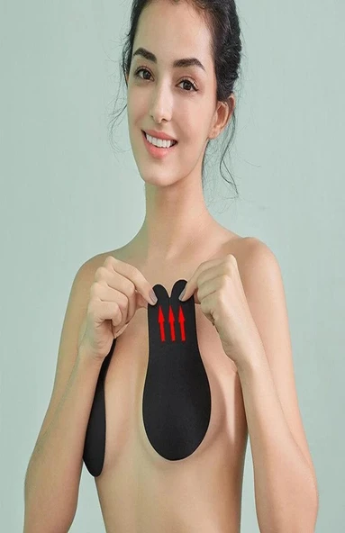 Kadın Tavşan Kulaklı Silikon Göğüs Asansörü Sütyen 1300 F.K. - 6