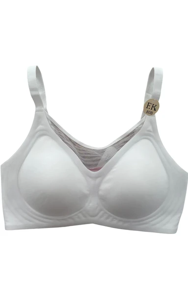 F.K Lazer Kesim Önü Tül Detaylı Pedli Agraflı Sütyen - 1250 - 5