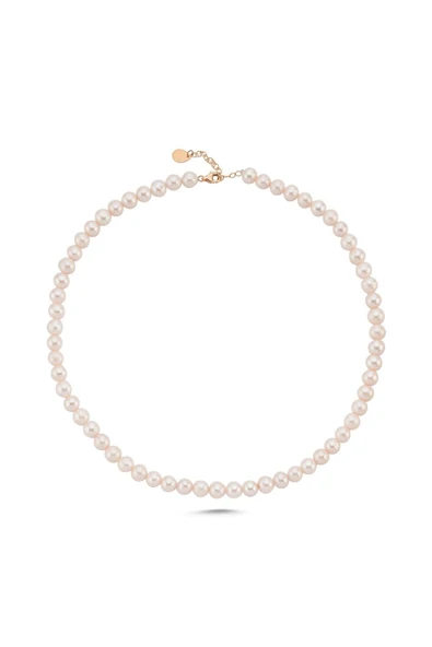 7,5 mm Doğal İnci Erkek Kolye - Resim 3