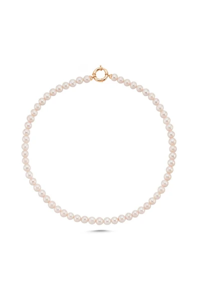 7,5 mm Doğal Tatlı Su İncisi Kolye - Resim 4