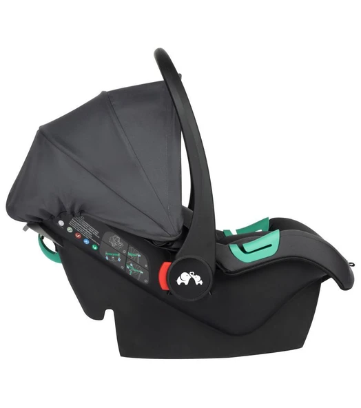 Bebeconfort Sunlite Duo Otomatik Katlanan Kompakt Seyahat Sistem Bebek Arabası Mineral Graphite - 9