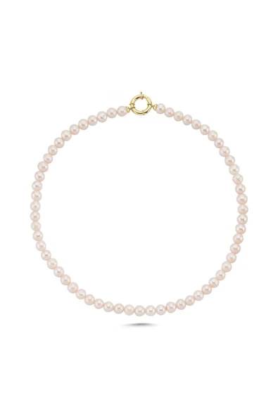 7,5 mm Doğal Tatlı Su İncisi Kolye - Resim 6