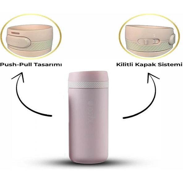Igloo Squid Termos 600ml 205801 Pembe - 3