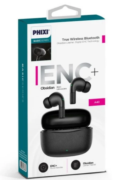 Basic A40 ENC USB-C Hızlı Şarj Destekli Bluetooth Kulaklık, Kullanışlı Bluetooth Kulaklık - 2