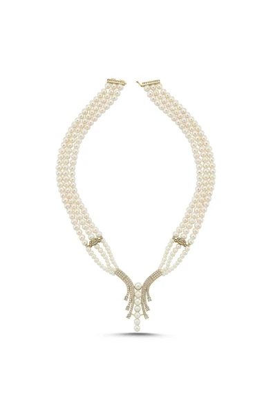 8,5 mm Su Yolu Doğal İnci Kolye - Resim 4