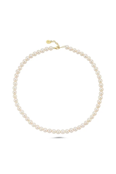 8,5 mm Sıralı Doğal İnci Erkek Kolye - Resim 3