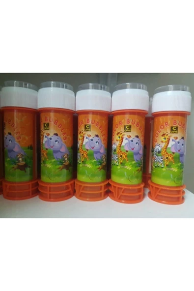 Üflemeli Baloncuklu Köpük Yapma Bubbles 5li Set
