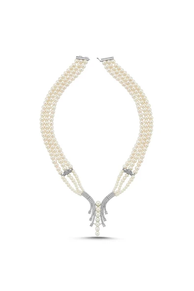 8,5 mm Su Yolu Doğal İnci Kolye - Resim 2