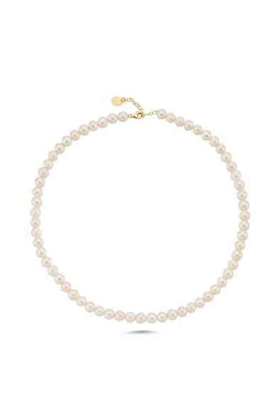 7,5 mm Doğal İnci Erkek Kolye - Resim 5