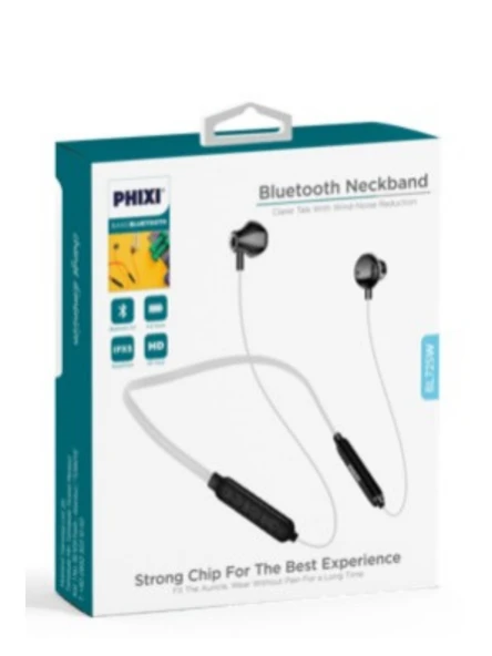 Basic BL725 Ipx5 Boyundan Askılı Bluetooth Kulaklık, Kullanışlı Boyun Askılı Kulaklık - 2