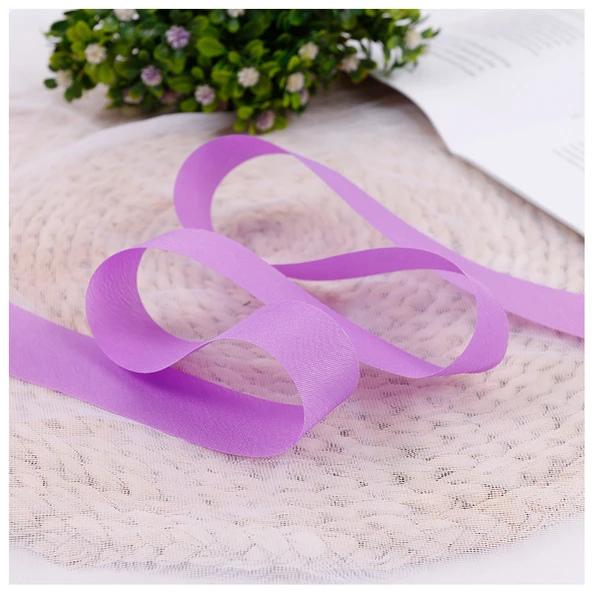 3.5cm Polyester Kumaş Şerit - Kıvrımlı Kenar - Siyah - Resim 8