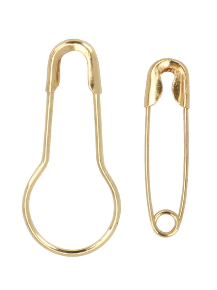 Bal Kabağı Şeklinde Etiket İğnesi - Bakır [balkabağı/21.5mm] Metal Siyah 10 adet - 6