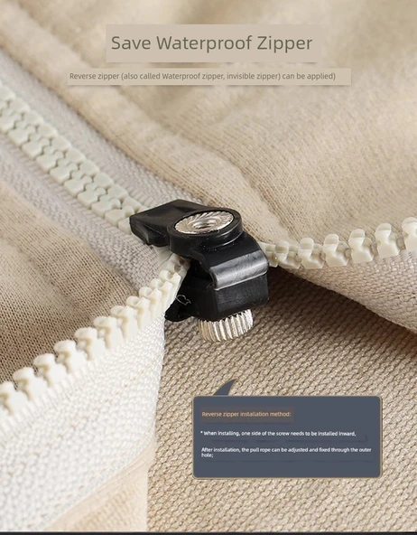 Fermuar Tamir Seti - Küçük Boy + Orta Boy + Büyük Boy [1'er Adet] - Resim 10