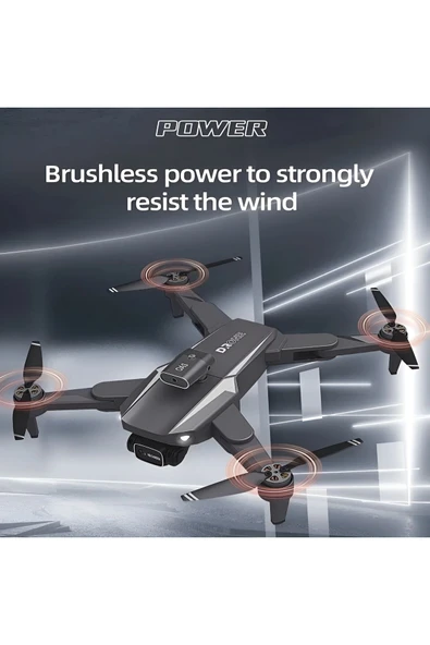 Airstorr Drone 968 Lazer Sensör Optik Akış Önleme HD Çift Kamera Fırçasız Motor Profesyonel Drone. - 4