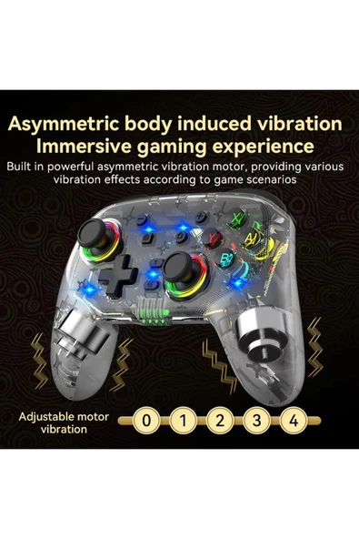 MEGAMUS S09 kablosuz oyun denetleyicisi  konsolu Gamepad oyun uzaktan Joystick Nintendo - 3