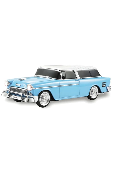 MEGAMUS WS-1955 Chevrolet araba şekilli kablosuz BT hoparlör TF USB FM Handsfree TWS LED şarj edilebilir