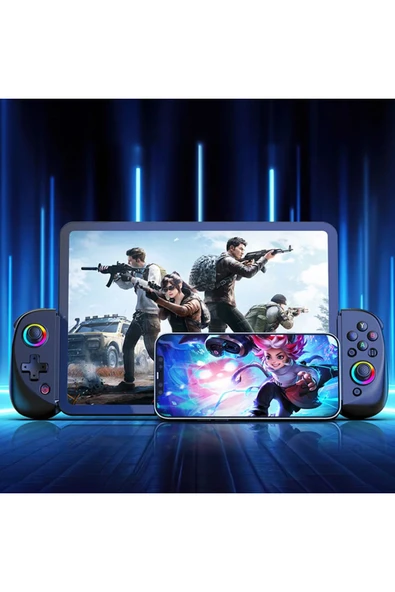 MEGAMUS Turbo ile D8 teleskopik oyun denetleyicis Gyro/titreşim Gamepad Android iOS PS3 PS4 için BT 5.2 - 3