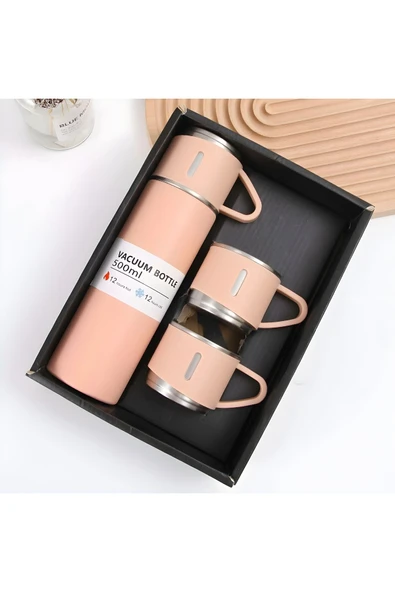 MEGAMUS Vakum paslanmaz çelik termos bardak açık sıcak su termal termos ofis iş tarzı termos şişe ürün görseli